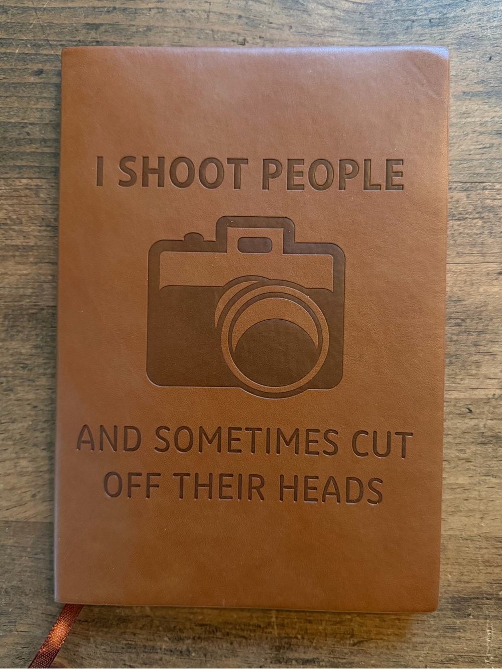 Funny notebook for photography lovers